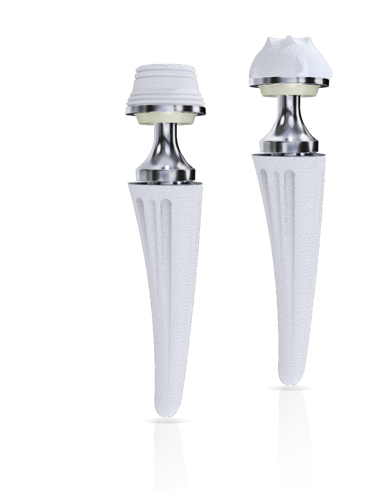 KeriMedical TOUCH CMC 1 — Official thumb CMC total-joint implant visualization.