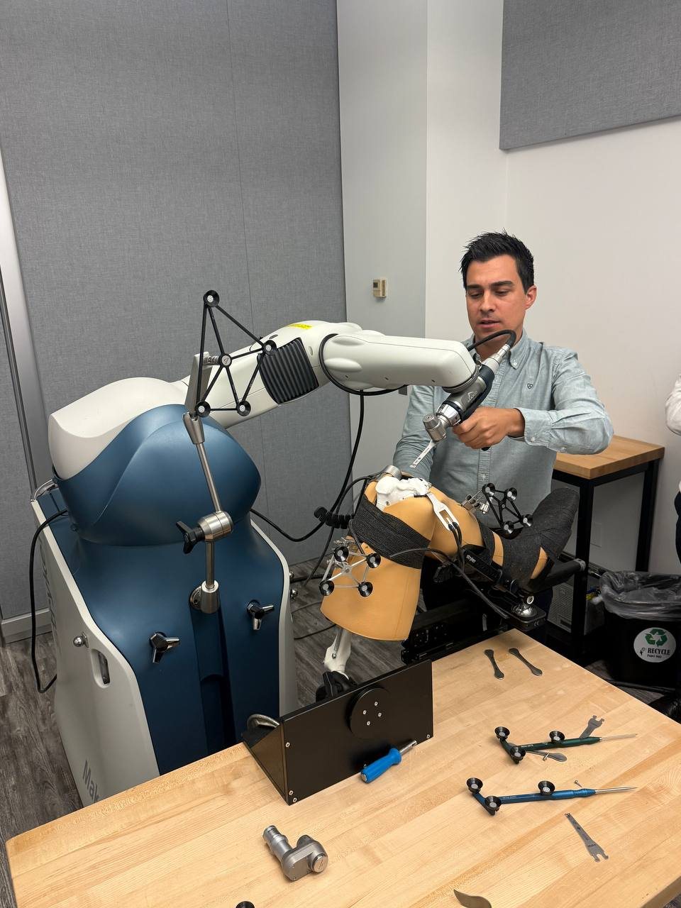 Robotic orthopaedic planning session
